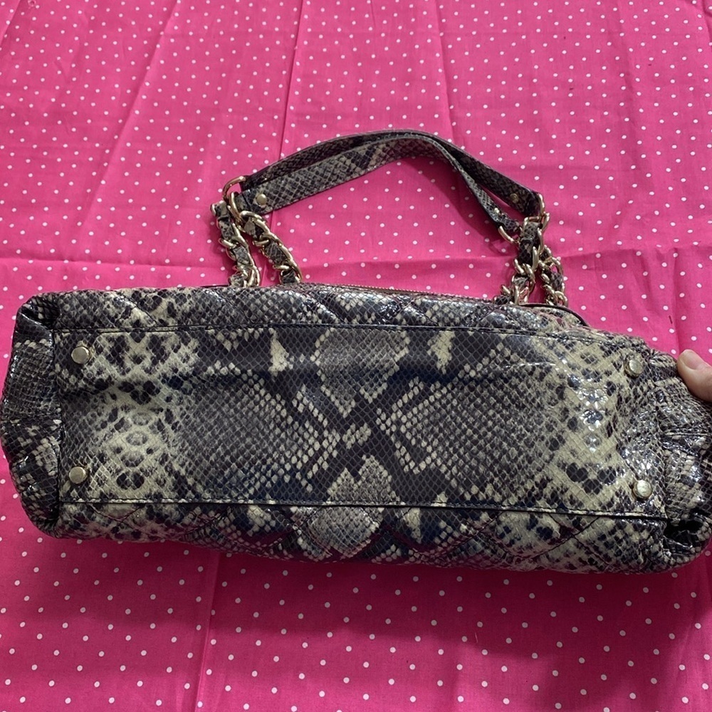 Kate Spade Gold Coast Georgina Snakeskin Quilted Chain Strap - Picture 7 of 14